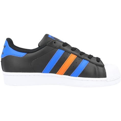 adidas superstar blauw leer|Adidas Superstar zwart.